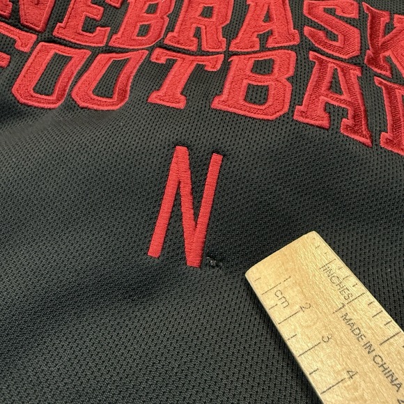 Adidas Nebraska Cornhuskers Football Hoodie Mens XL Black Pullover Climawarm - Picture 7 of 7
